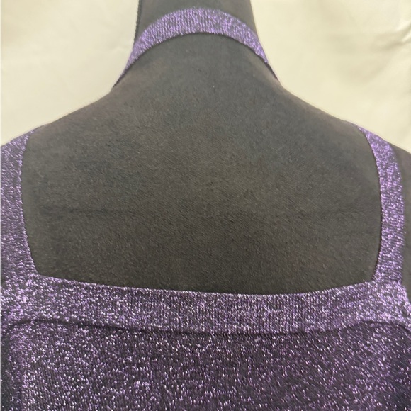 💎 Pennington's Metallic Sleeveless Blouse Purple - Picture 6 of 9